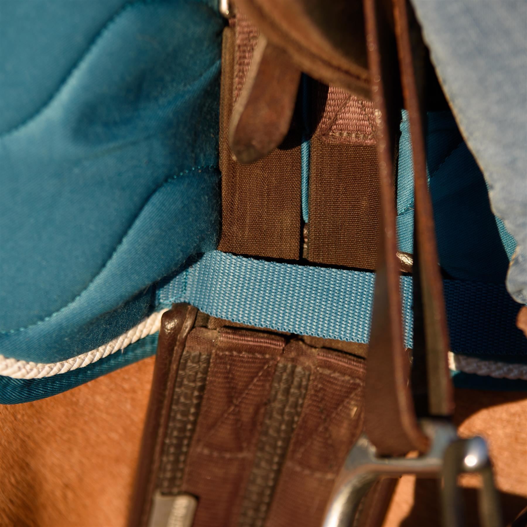 Saddle Numnah General Pads Cloth Wave Design Quilting Multi Colors Full/Cob/Pony - Picture 13 of 21