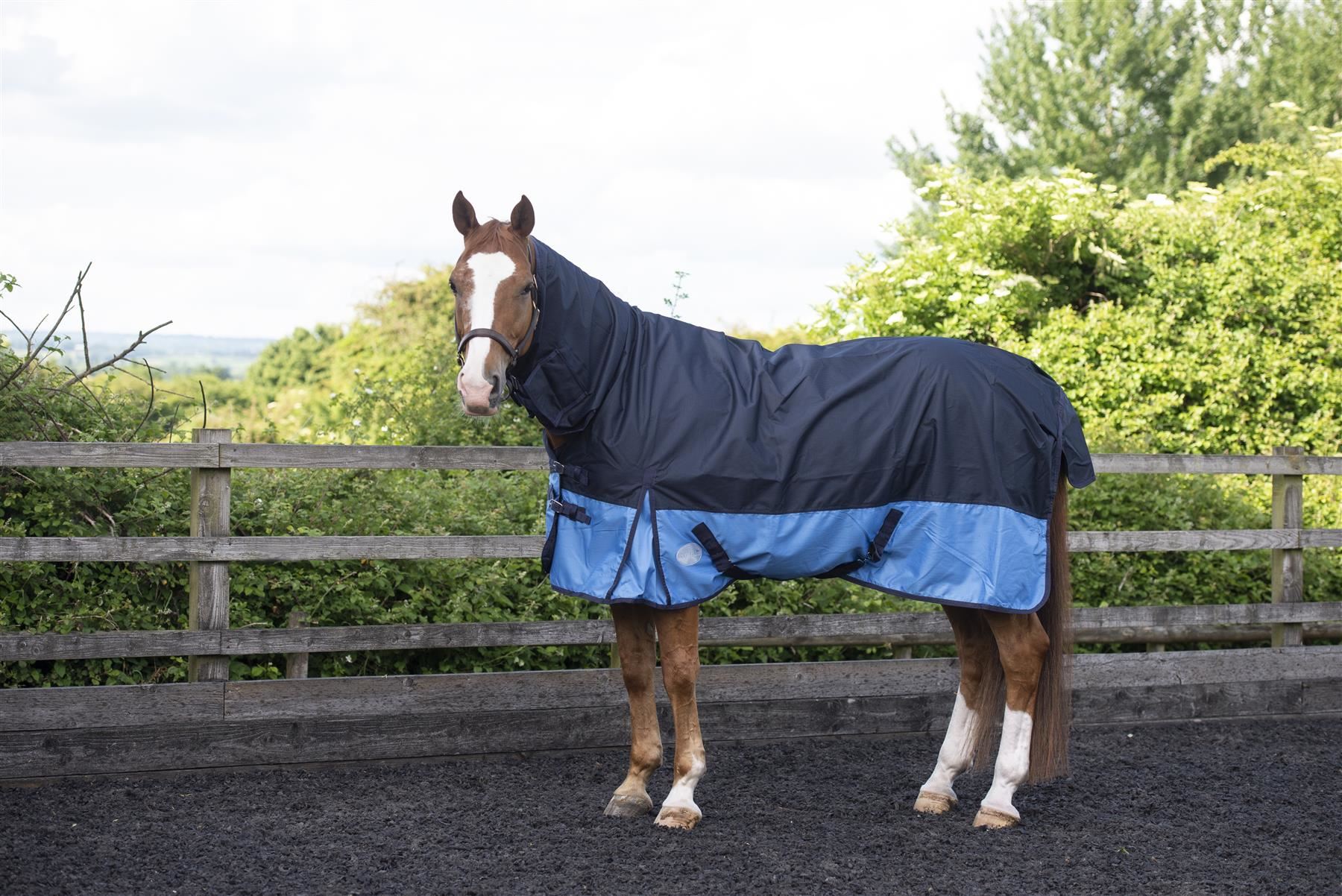 Light Medium Heavy Weight Turnout Horse Rugs 0g No Fill100g Fill Multi