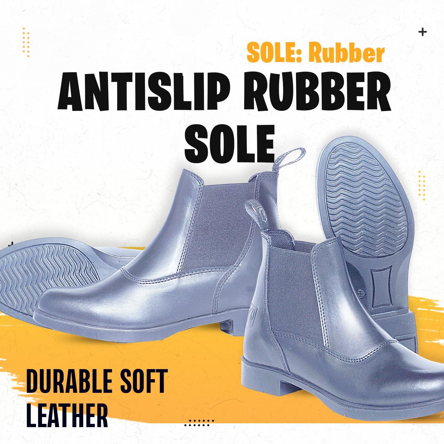 Stiefel Leder Jodhpur klassisch Reiten Damen am Ziehen Damen schwarz braun - Bild 3 von 9