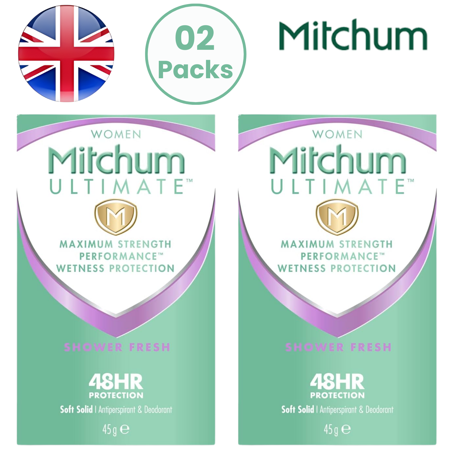 Mitchum Women Antiperspirant Deodorant Shower Fresh 48HR Protection - 45g - Picture 8 of 10