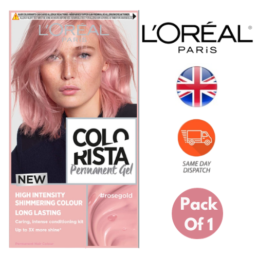 L'Oréal Paris Colorista Permanent Gel Haarfarbe Rosegold 1er bis 3er Pack - Bild 6 von 8