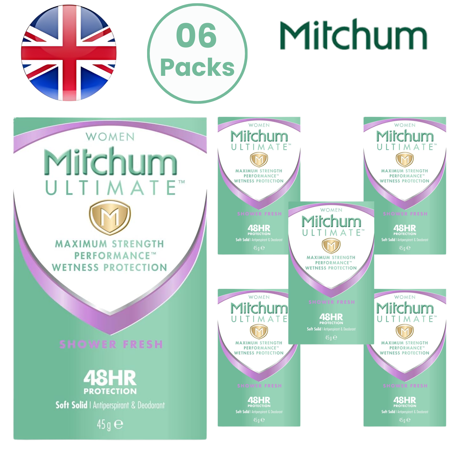 Mitchum Women Antiperspirant Deodorant Shower Fresh 48HR Protection - 45g - Picture 10 of 10