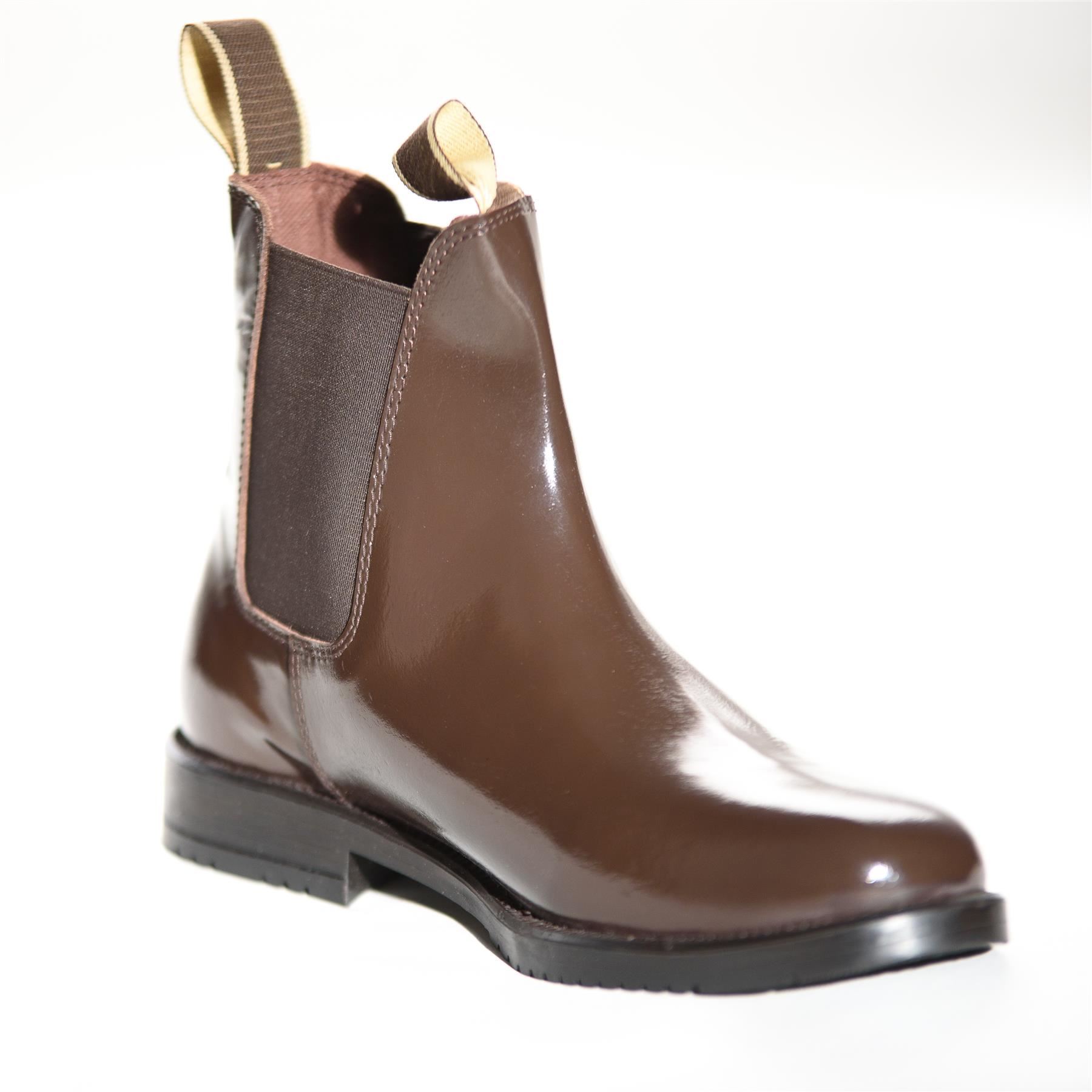 Jodhpurs Adults Childs Horse Boots Leather Riding Black Brown Childs 13 - UK 10 - Picture 23 of 28
