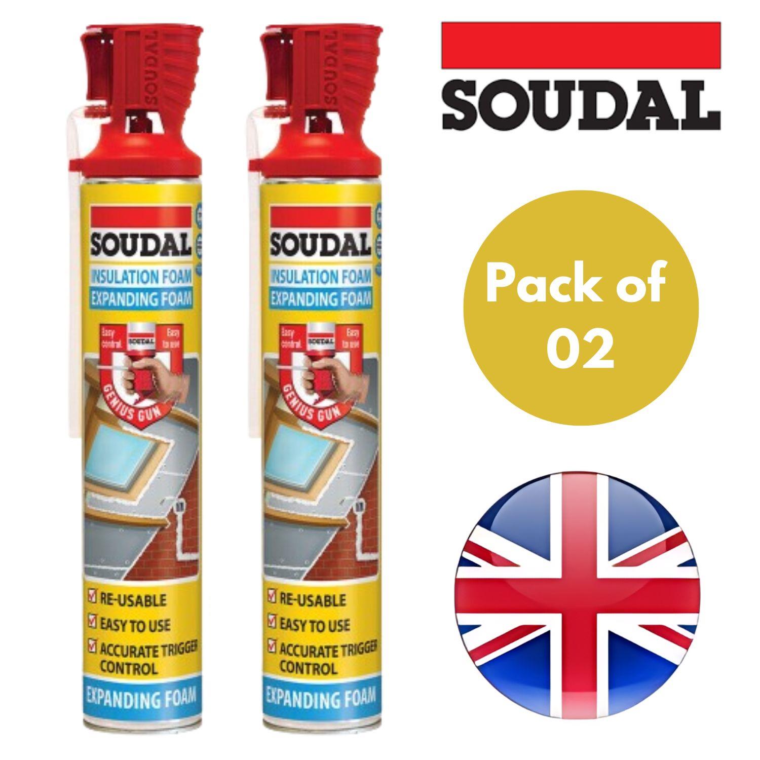 Pistola Soudal Genius Espuma Expansible Aislante Reutilizable 750 ml - Paquete de 1 a 12 - Imagen 4 de 7