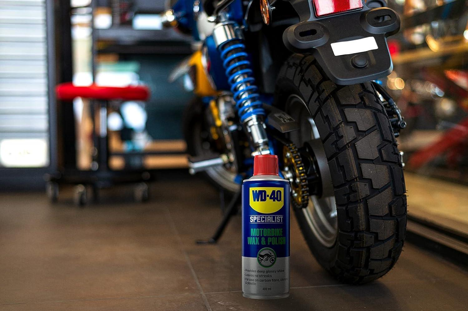 WD-40 Specialist Motorbike Wax & Polish Shine Clean, Wash 400ml - 1 to 3 Packs - Picture 12 of 16