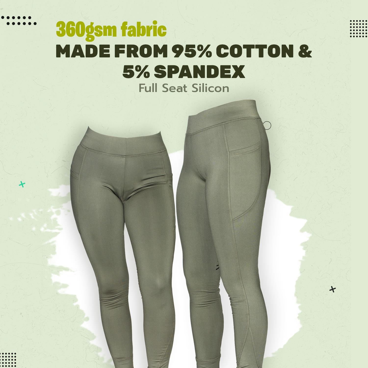 Riding Ladies Horse Tight Silicon Grip Riding Leggings Breeches 24''-34'' - Picture 11 of 21