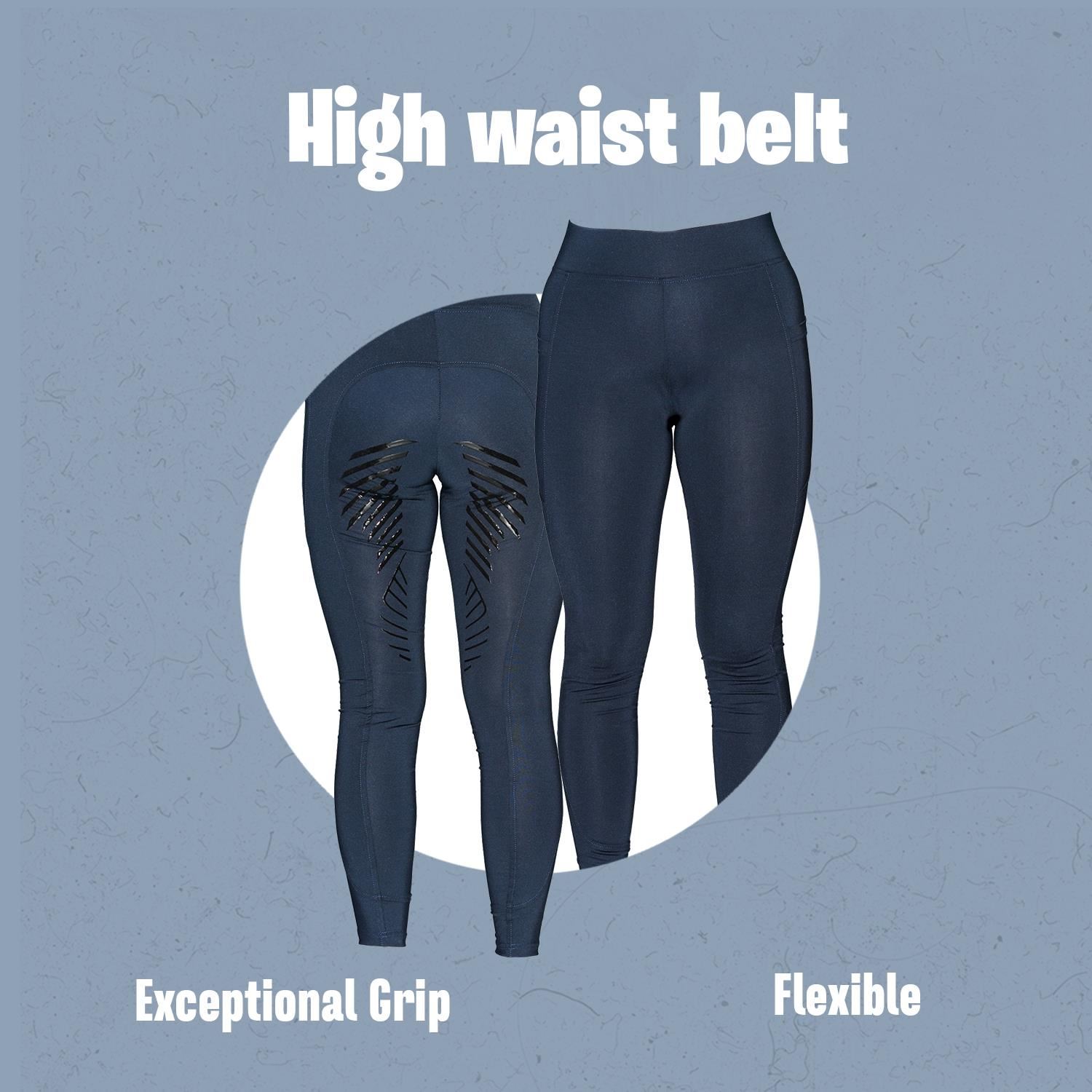 Riding Ladies Horse Tight Silicon Grip Riding Leggings Breeches 24''-34'' - Picture 20 of 21