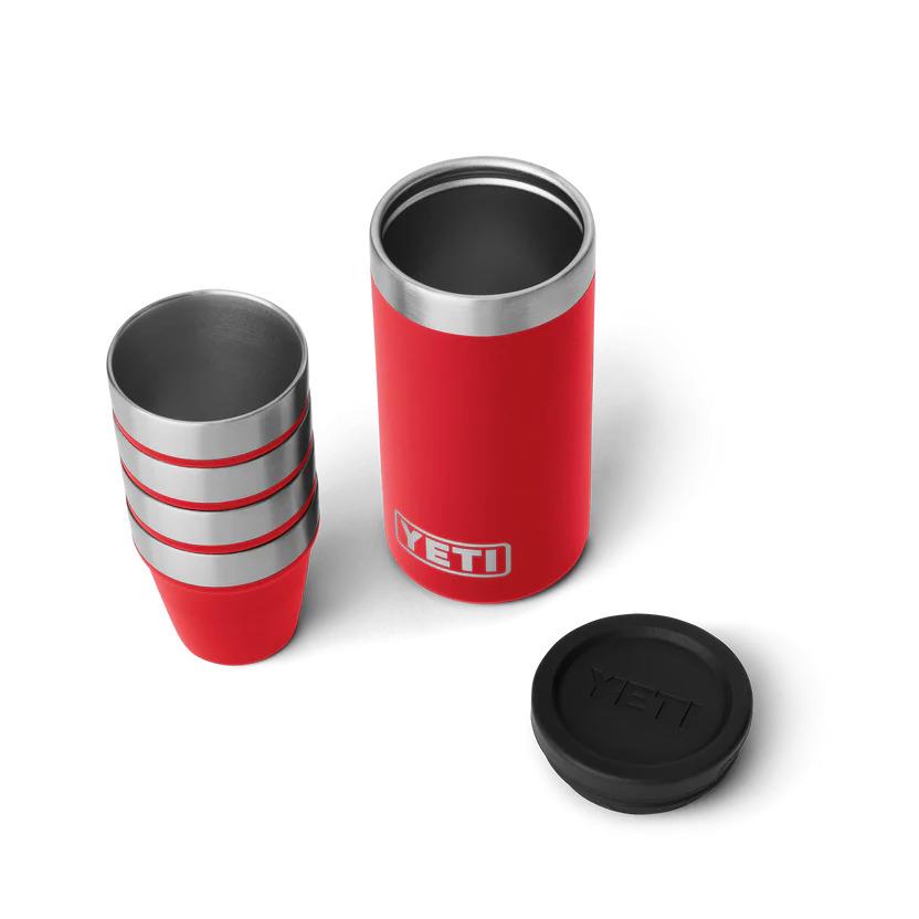 Yeti Schnapsgläser mit Tragetasche weiß, schwarz, marine, rot & Edelstahl - Bild 14 von 18