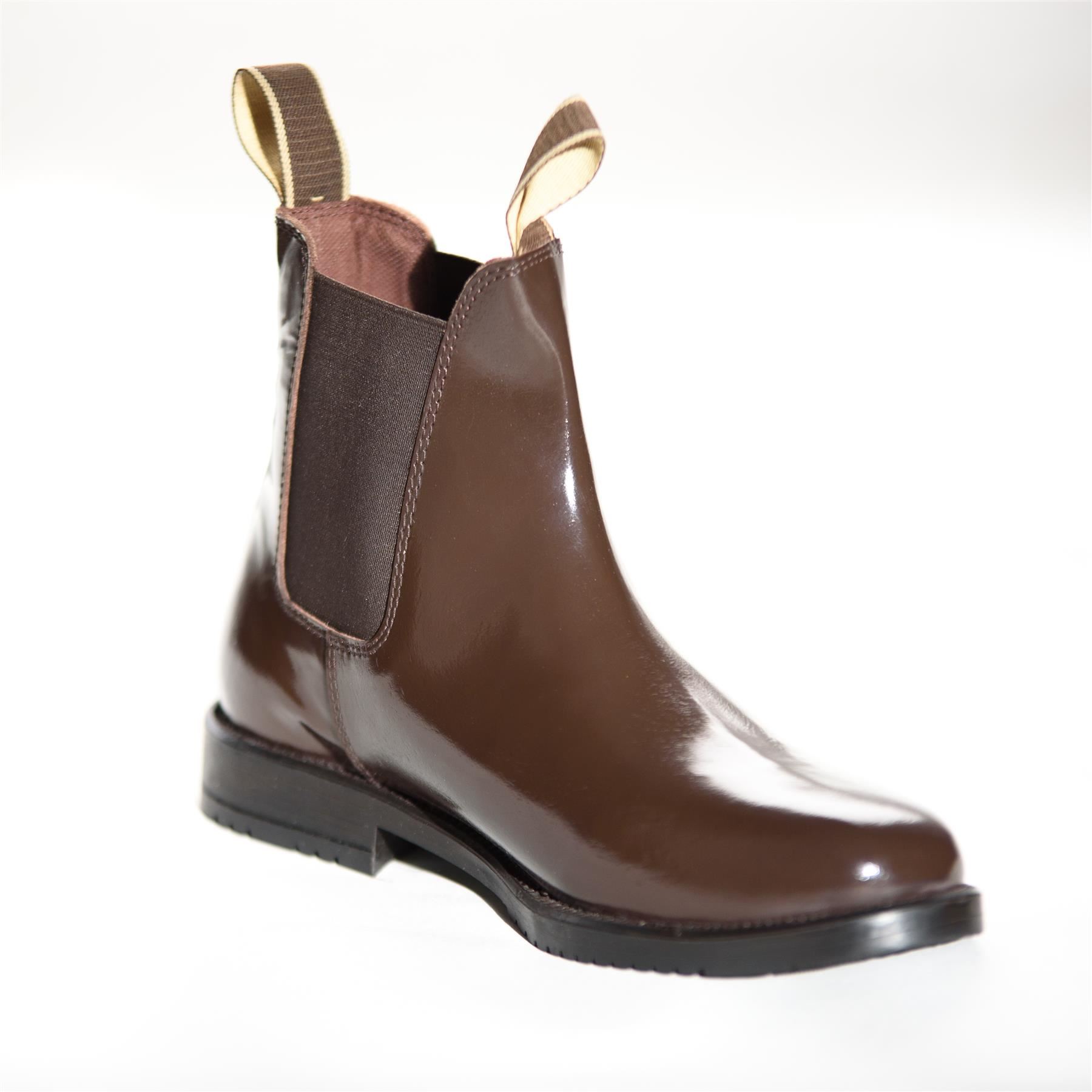 Reiten schwarz Reitstiefel Pferd Erwachsene Leder Kinder braun Kinder 13 - UK 10 - Bild 24 von 27