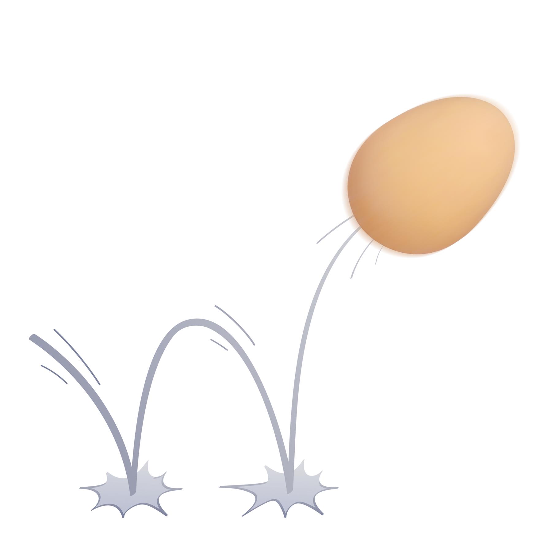 Bouncy Egg-Shaped Rubber Toy Bouncing Eggs Balls Party Prank Stocking Filler Toy - Picture 9 of 21