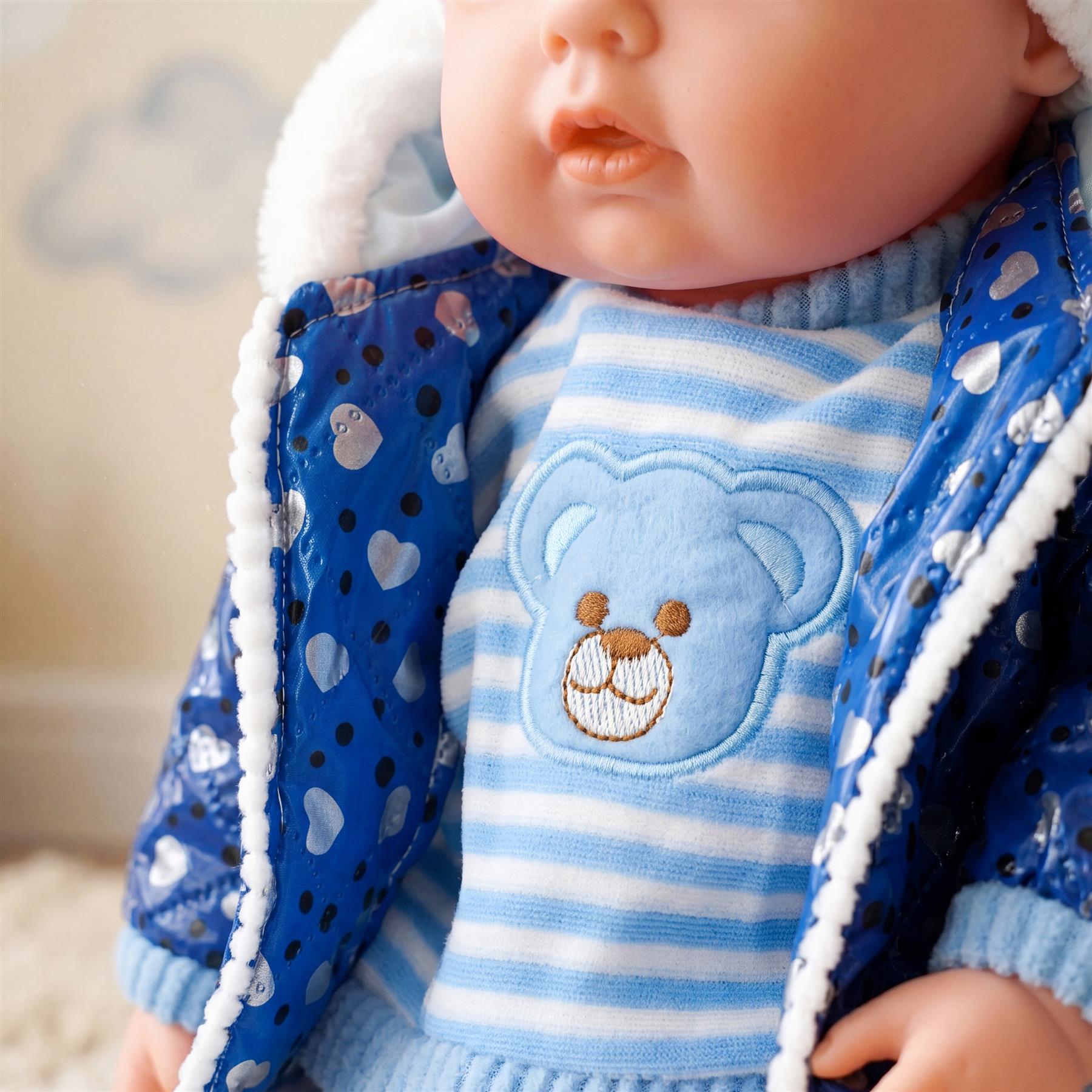 BiBi Doll 20” Baby Doll Girl Boy Soft Body Sounds Dummy OR 20