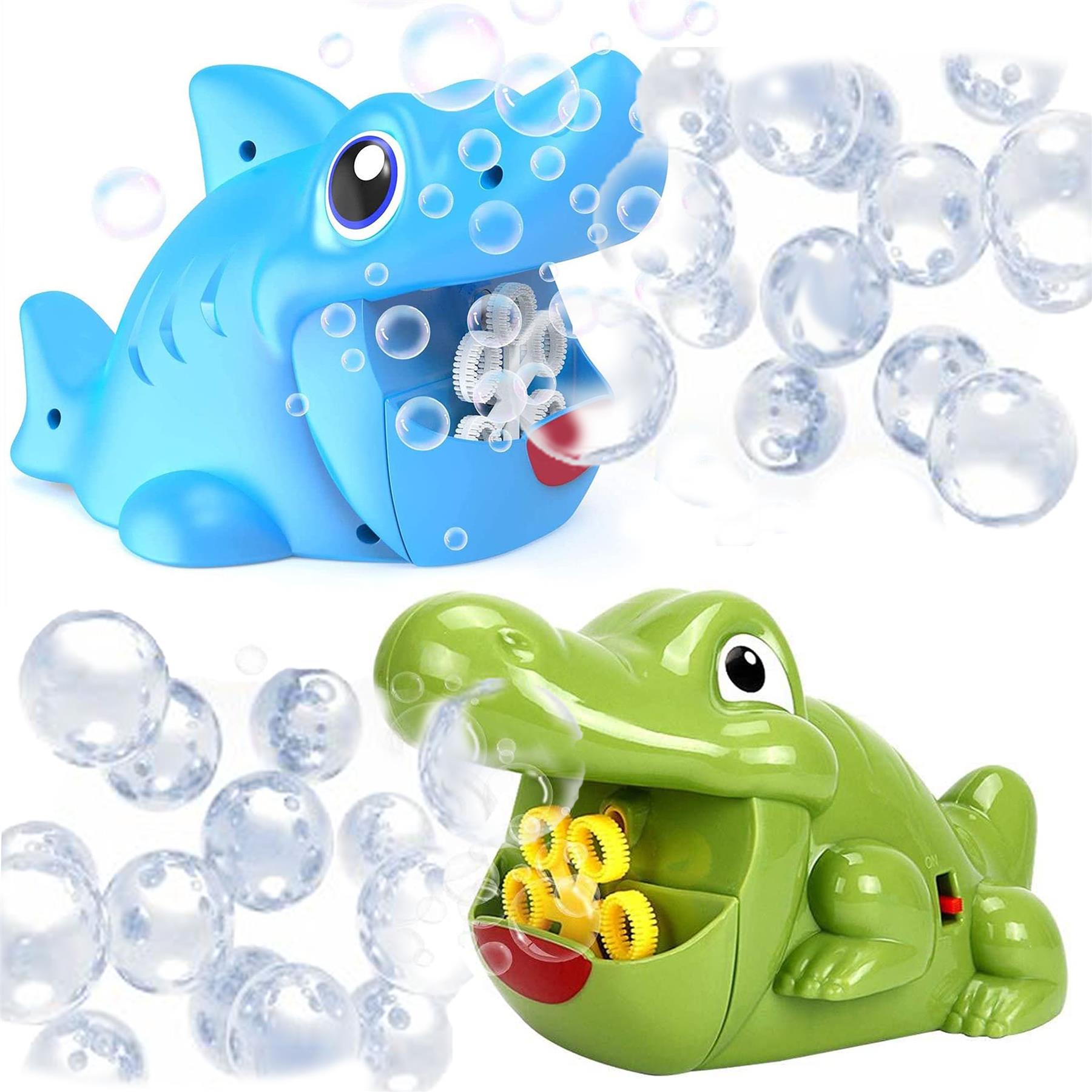 Kids Bubble Machine Blower Shark Crocodile Bubble Maker Garden Party
