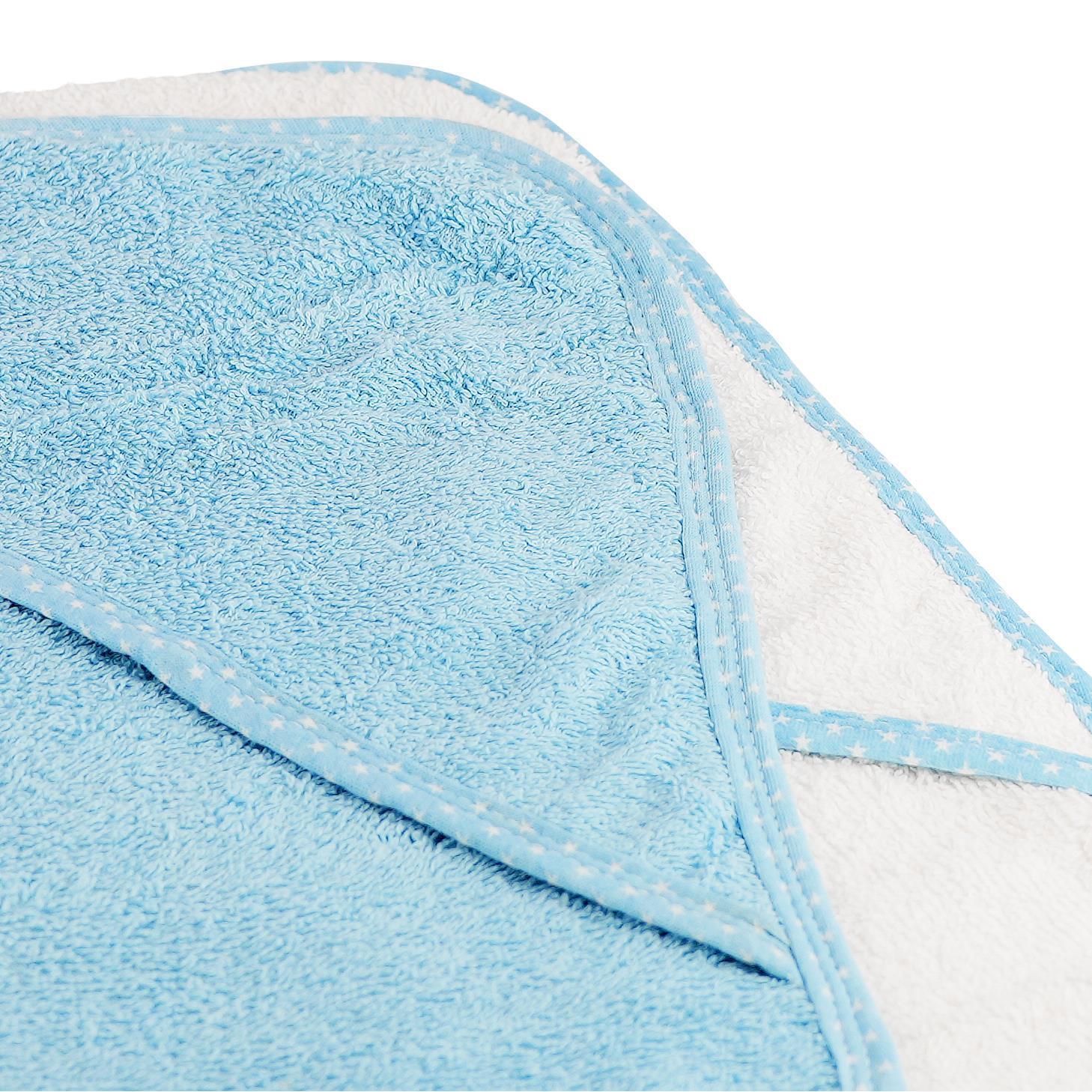 2 x Baby Towels Hooded Bath Wrap 100% Cotton Baby Shower Gifts Boy Girl - Picture 11 of 30