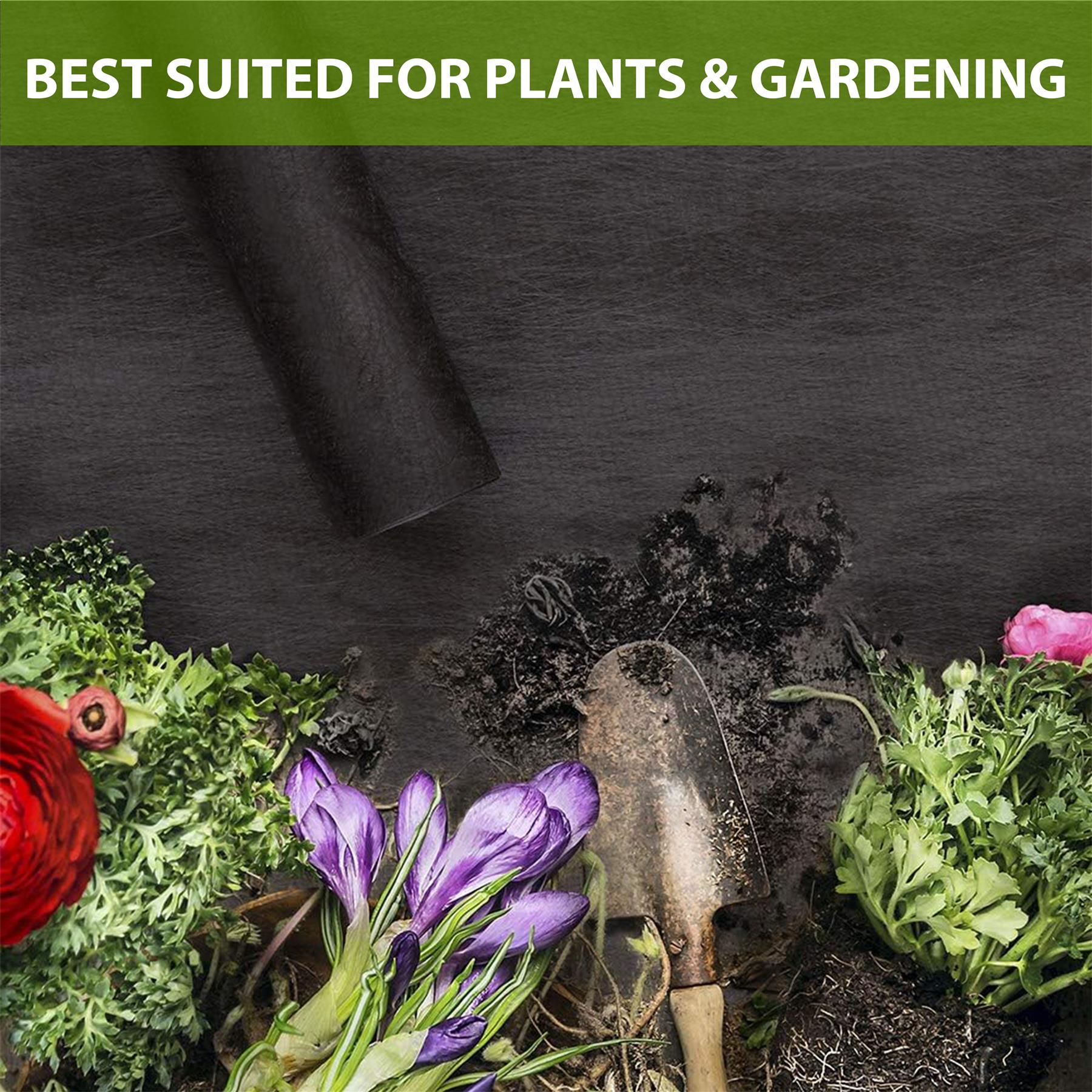 Non-Woven Weed Control Fabrics 1.5x7m Ground Landscape Garden Membrane - Produktbild 4