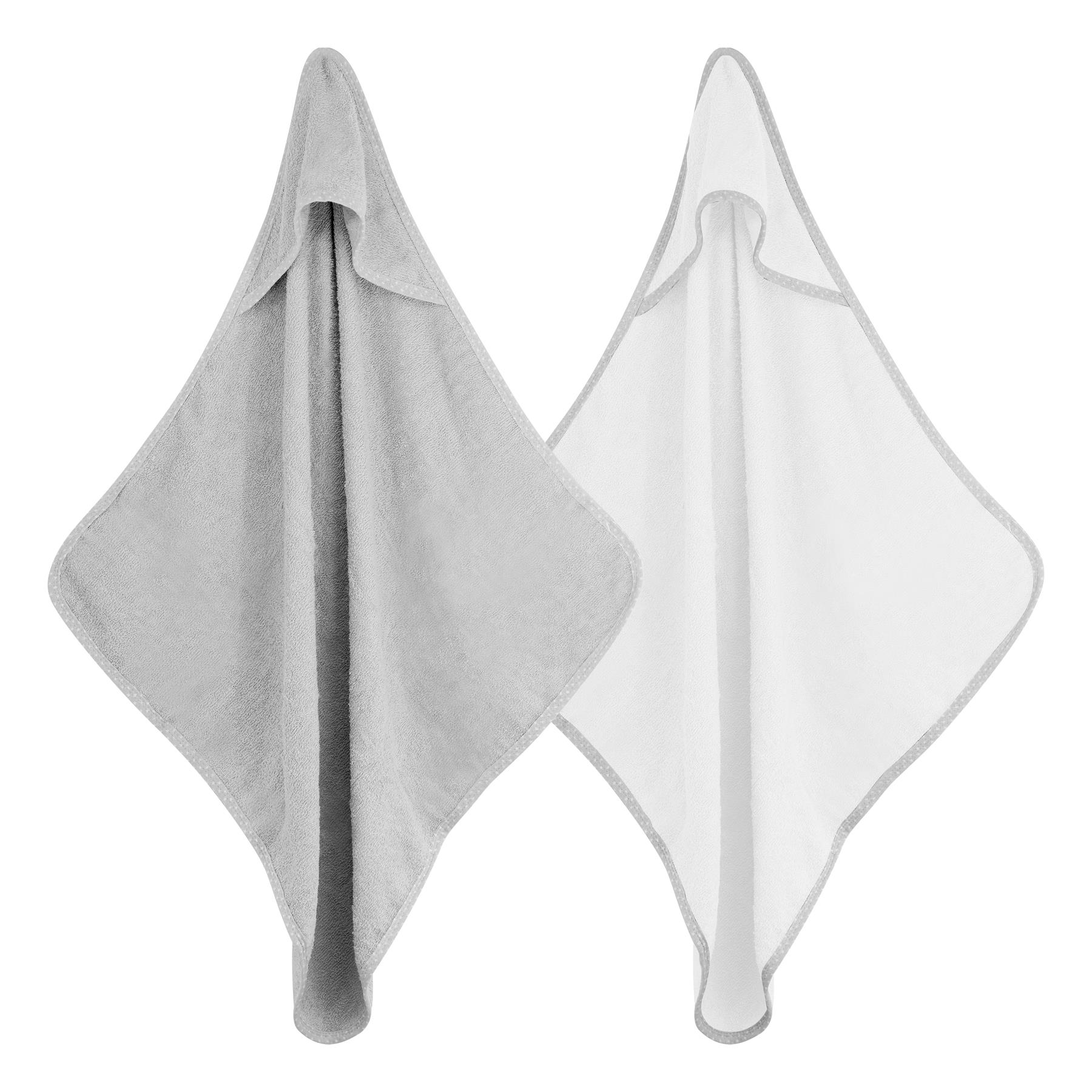 2 x Baby Towels Hooded Bath Wrap 100% Cotton Baby Shower Gifts Boy Girl - Picture 14 of 30