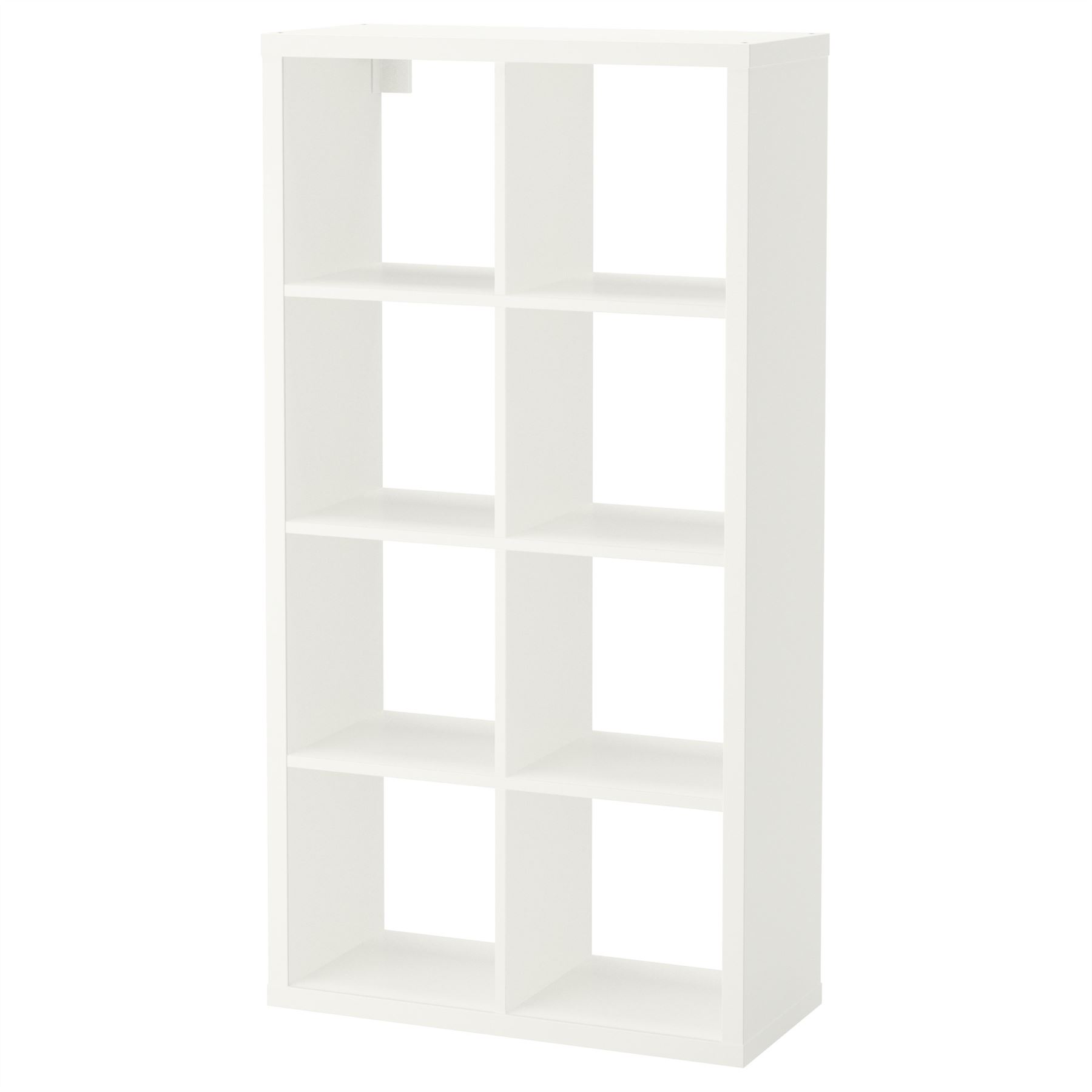 Ikea Flysta Shelving Unit White 8 Cube Storage Bookcase Rectangle eBay