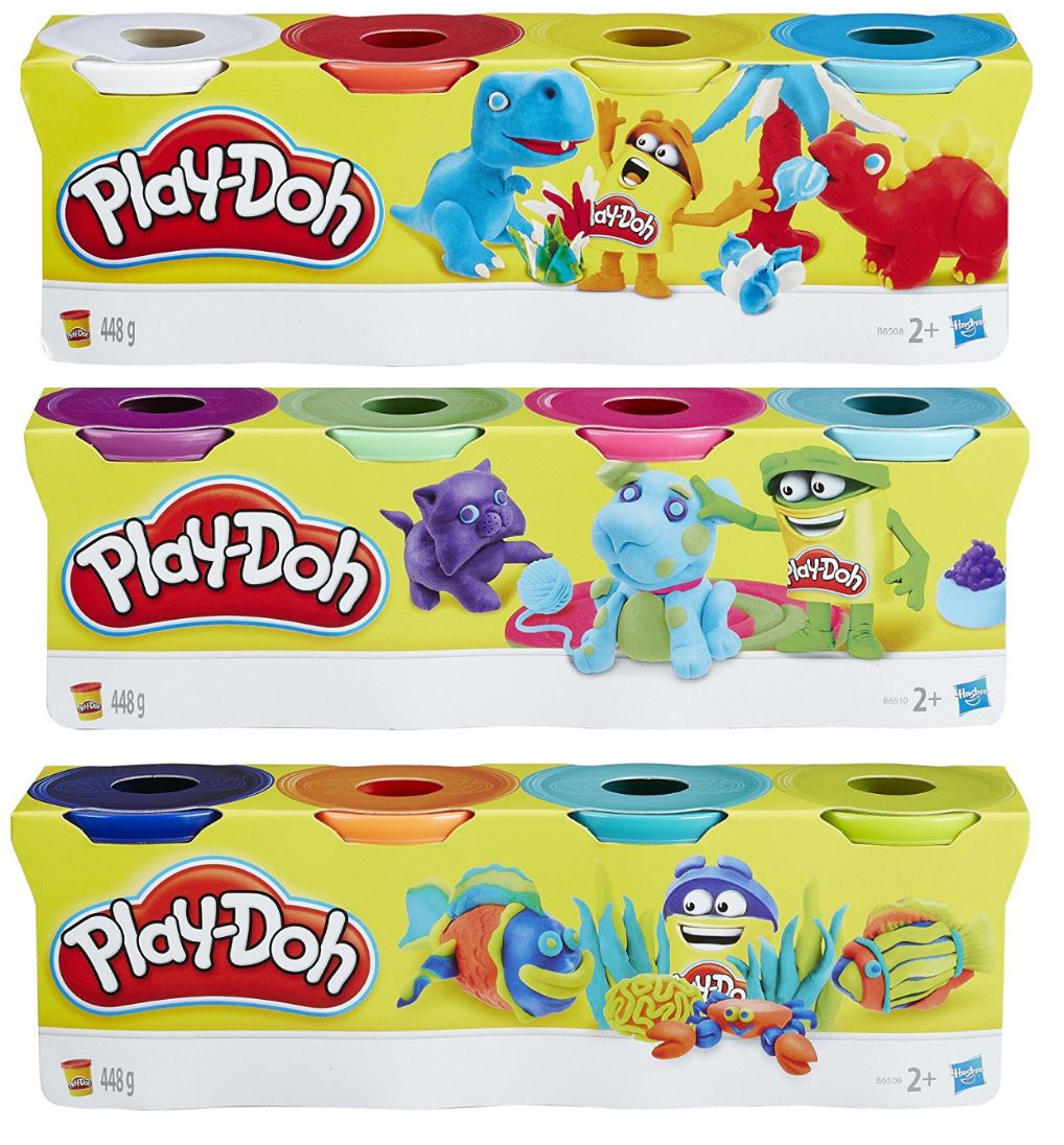 Play-Doh 4 Tub Classic Colours Set