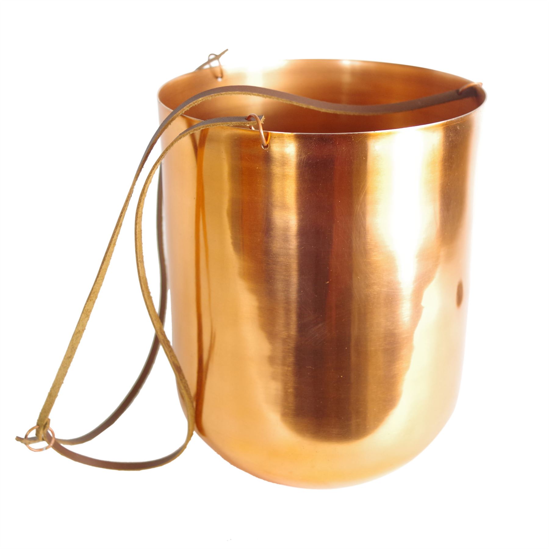 LARGE Pflanzgefäße aus Metall Glänzendes Finish - Auswahl an Farben - Gold Kupfer Silber - Bild 14 von 14