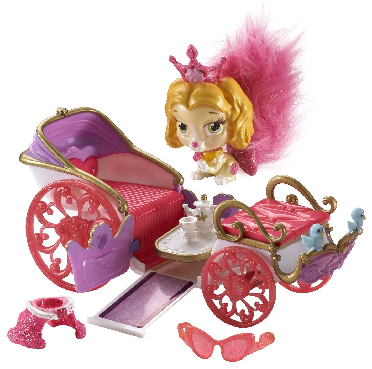 Palace Pets BELLE'S Teacup ROYAL CARRIAGE Disney Princess Puppy
