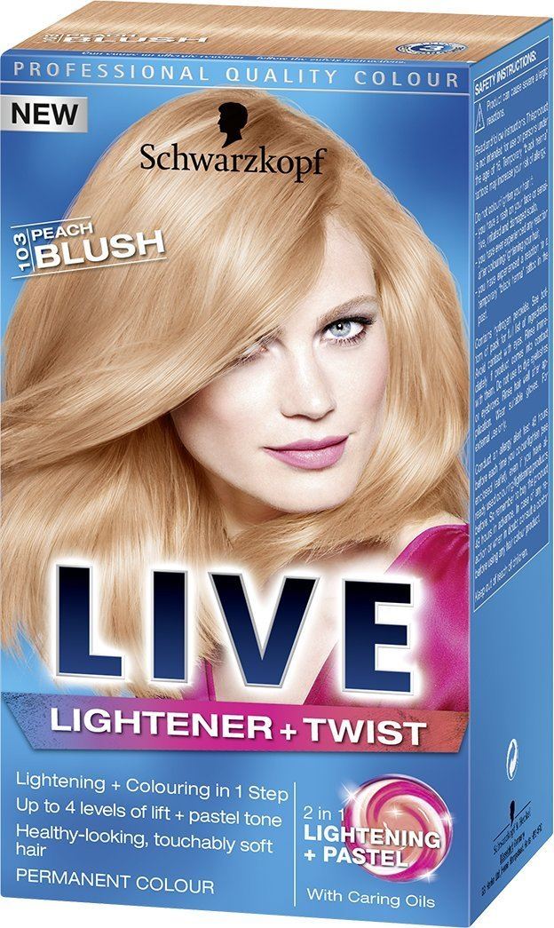 Schwarzkopf Live Intense Hair Colourant Dye Lightener + Twist New eBay