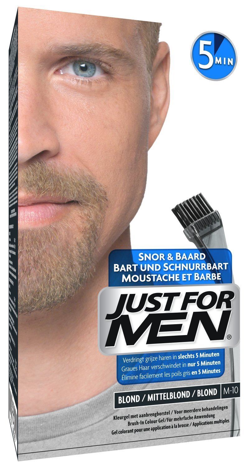 Just for Men M10 Moustache and Beard Facial Hair Color Sandy Blonde ... Just for Men M10 Moustache and Beard Facial Hair Color Sandy Blonde ...