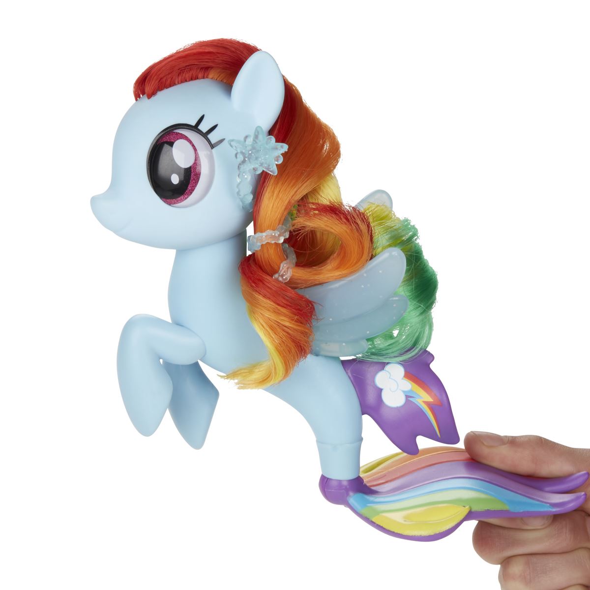 Nouveau My Little Pony The Movie Paillettes /& Style Seapony avec Accessoires-Officiel