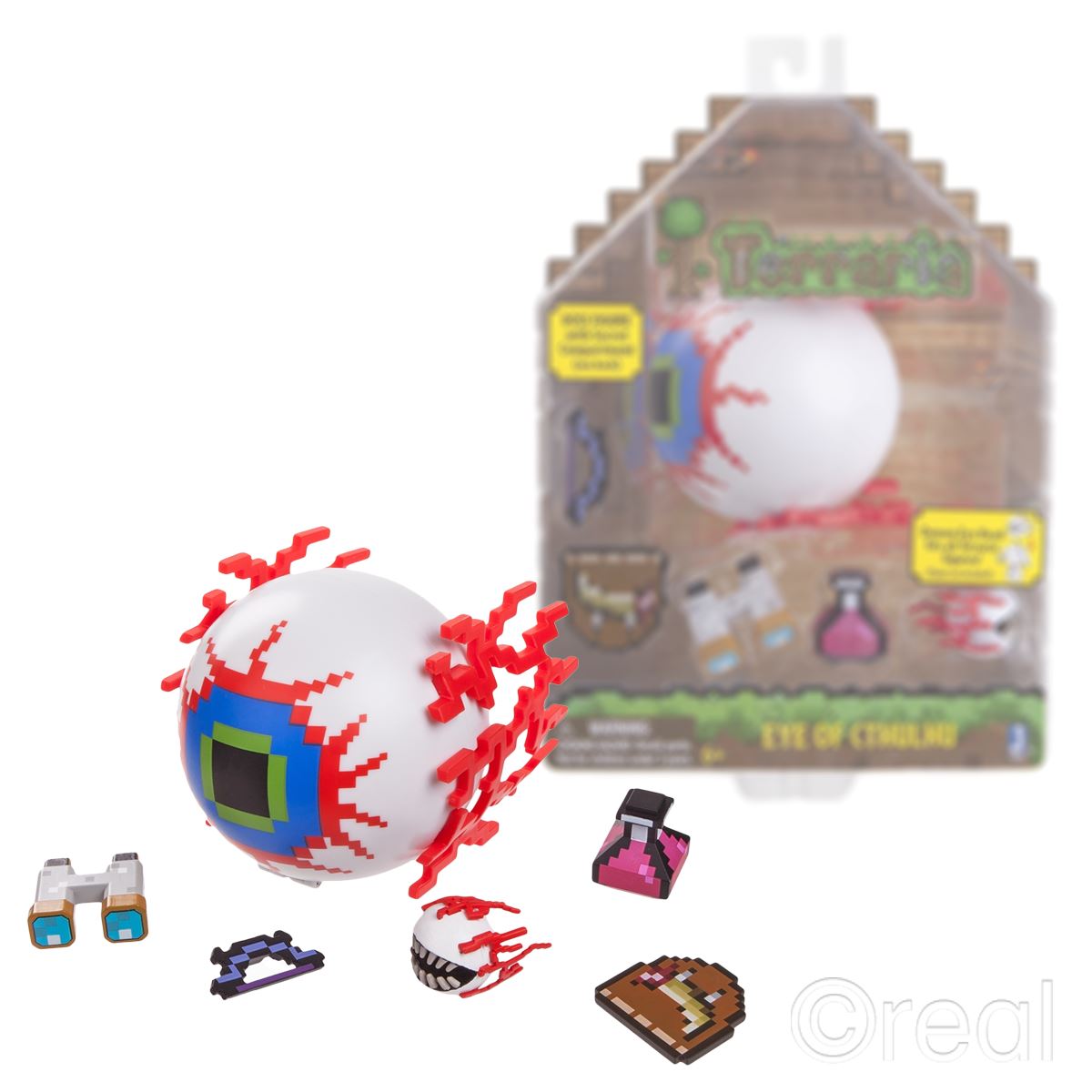 New Terraria Eye Of Cthulhu & Skeletron Boss Action Figure Deluxe Pack