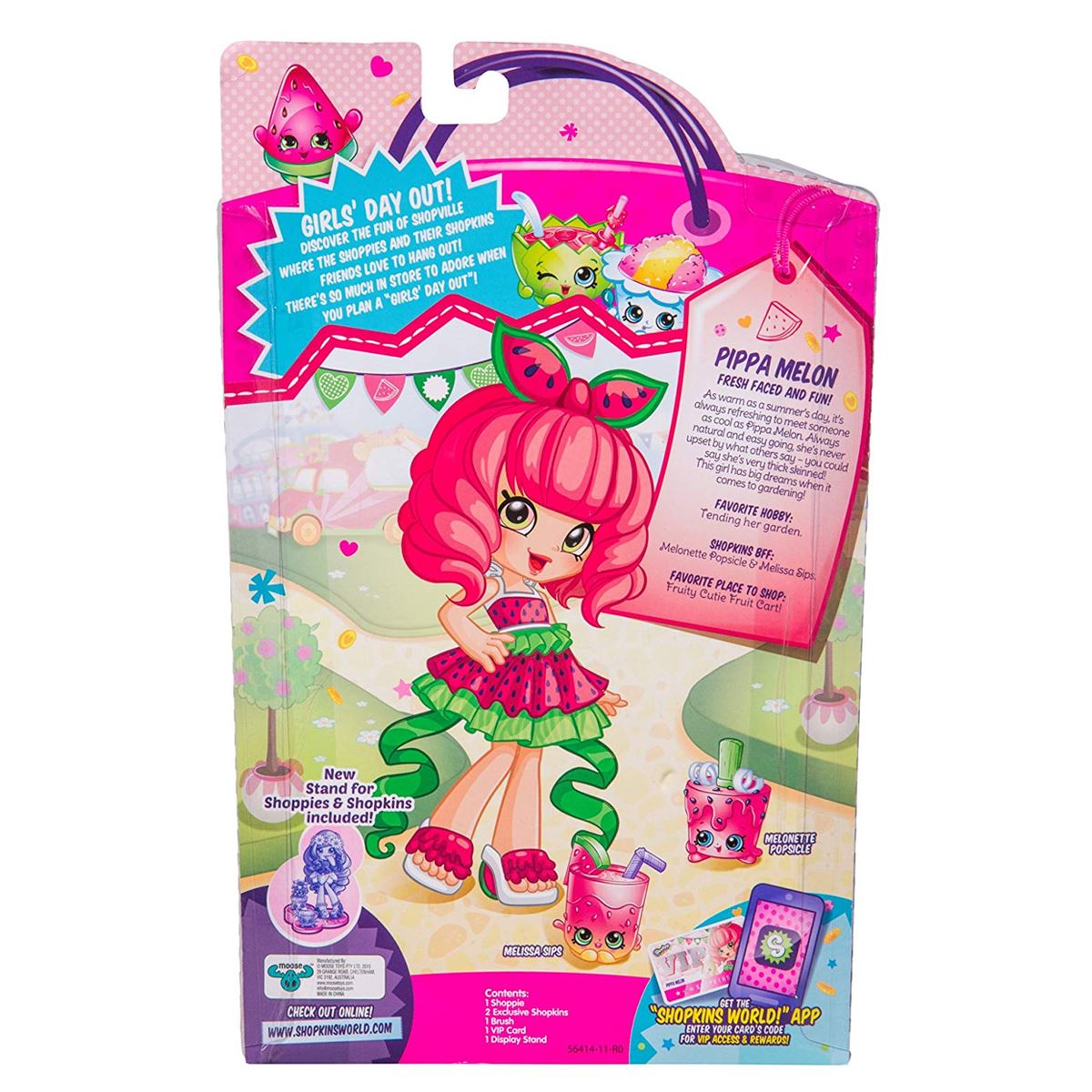 shopkins shoppies pippa melon