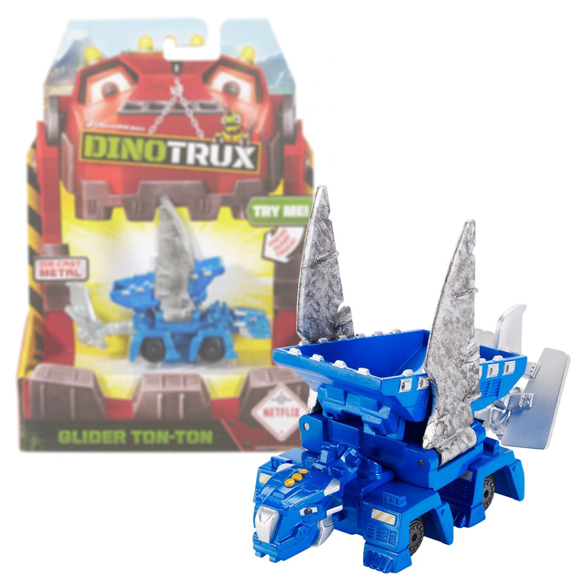 New Dinotrux DieCast Metal Figure Pack Glider TonTon Or Shadow Ty Rux