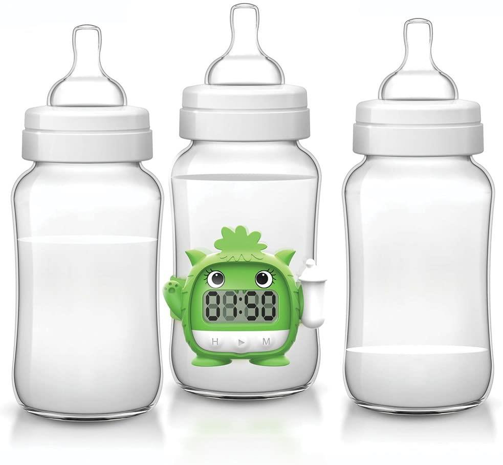 Milk Monster Baby Milk Timer Thermometer Glow In The Dark - Picture 9 of 17