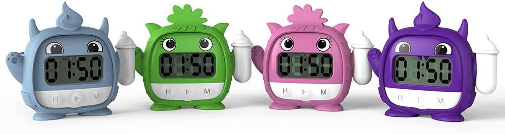 Milk Monster Baby Milk Timer Thermometer Glow In The Dark - Picture 7 of 17