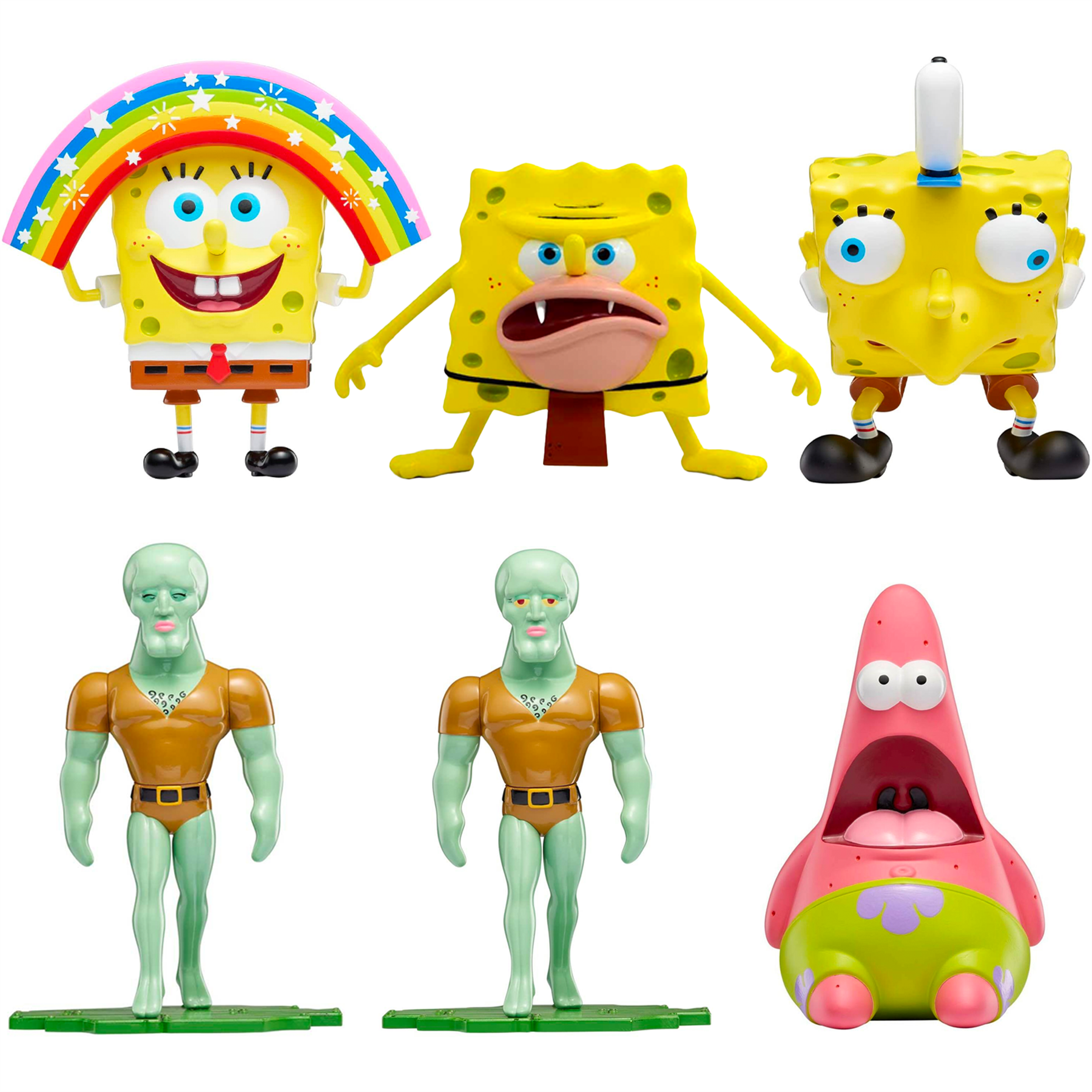 スポンジボブ　MASTERPIECE　MEME　虹　レインボー　フィギュア　レア Amazon.com: Alpha Group Spongebob Squarepants, Masterpiece