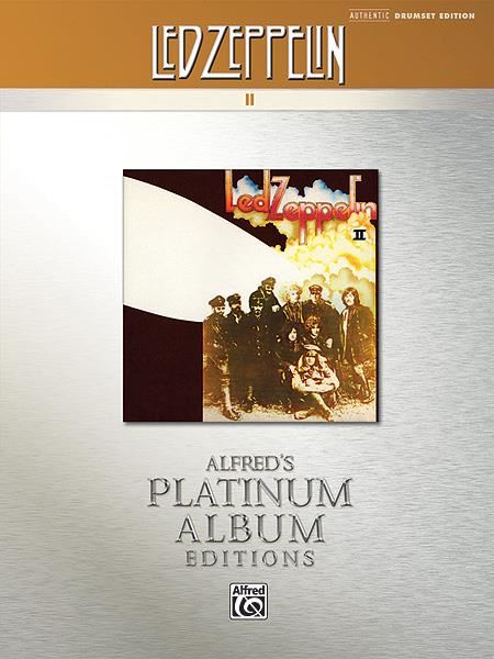Led Zeppelin: II Platinum Album Edition Drumset Book Led Zeppelin Rock