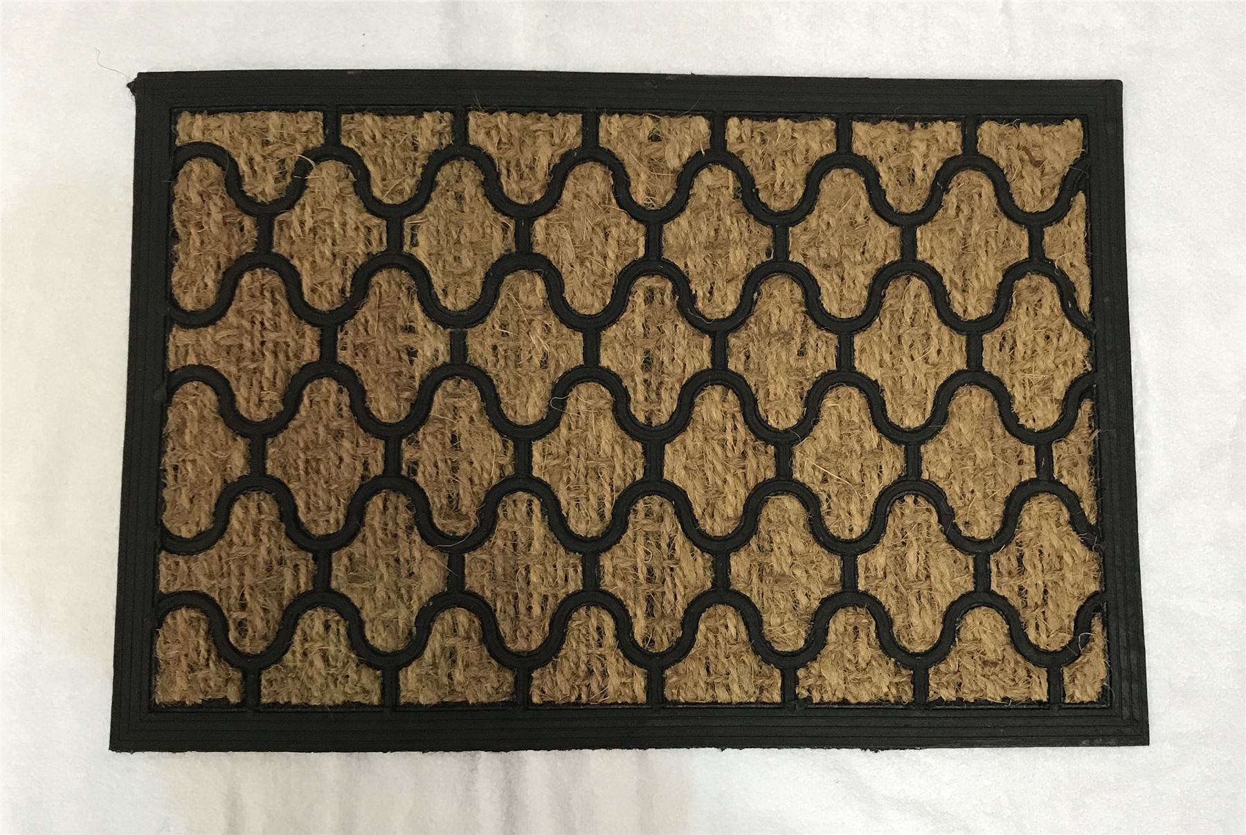 Panama Entrance Door Mats Natural Coir NonSlip Half Moon