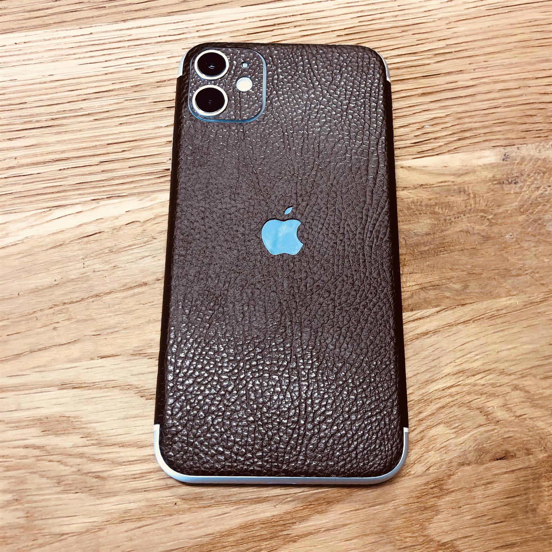 Textured Leather Vinyl wrap skin sticker for Apple iPhone 11, 6.1" screen size eBay