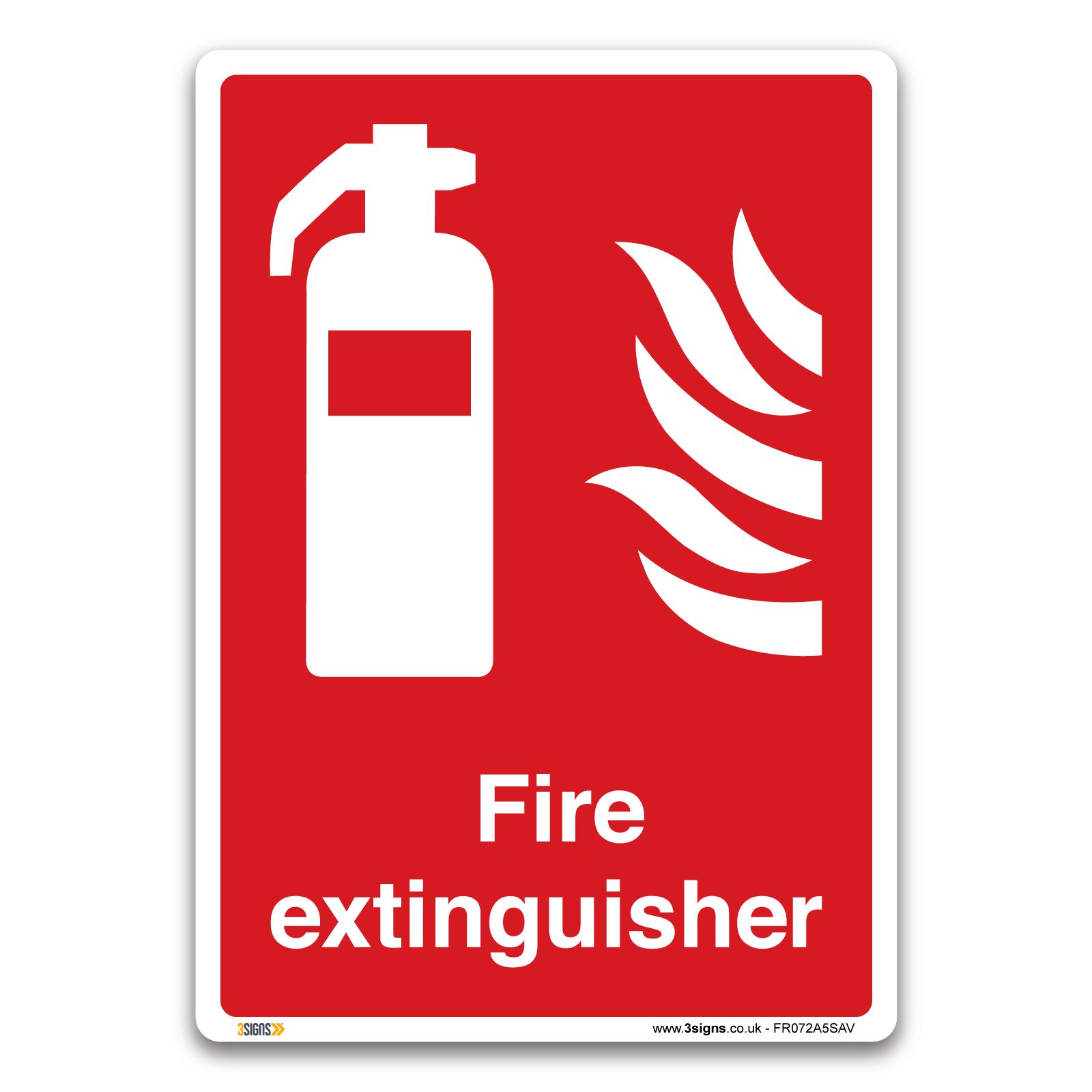 Brandschutz Hinweisschild 'Fire Action' – Sicherheitskennzeichnung