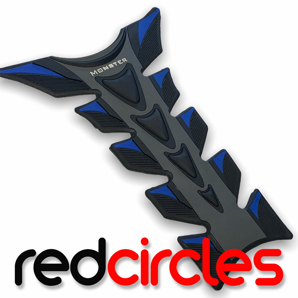 BLUE CONTOURED 'M' UNIVERSAL FUEL / PETROL TANK PROTECTOR PAD eBay
