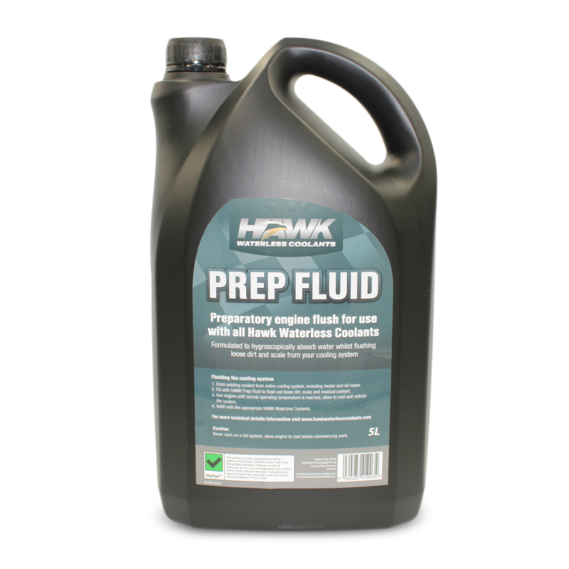 Hawk Prep Fluid Waterless Engine Coolant Antifreeze For Universal Flush