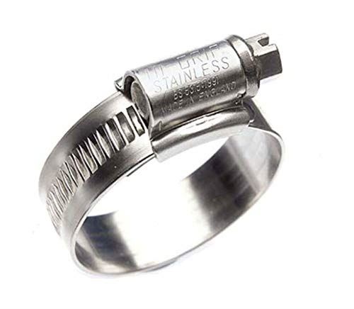 JCS Hi-Grip Stainless Steel Worm Drive Hose Clamps Clips W4 - Picture 4 of 8