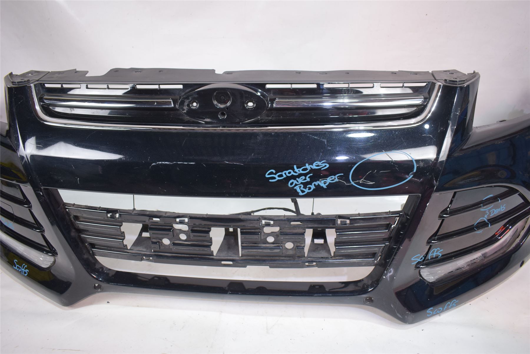 FORD KUGA FACELIFT 20132016 FRONT BUMPER in BLACK CV4417757AGW NON