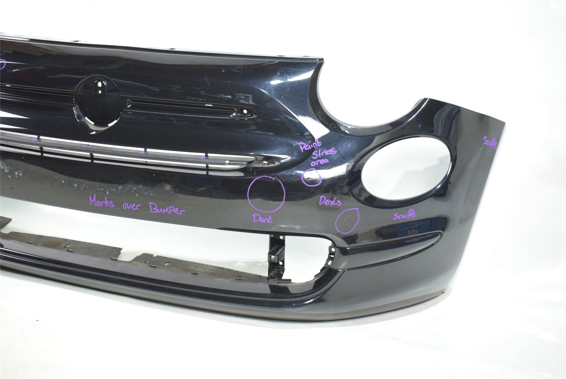 Fiat Doblo 2006-2010 Front Bumper Black High Quality Insurance Approved New