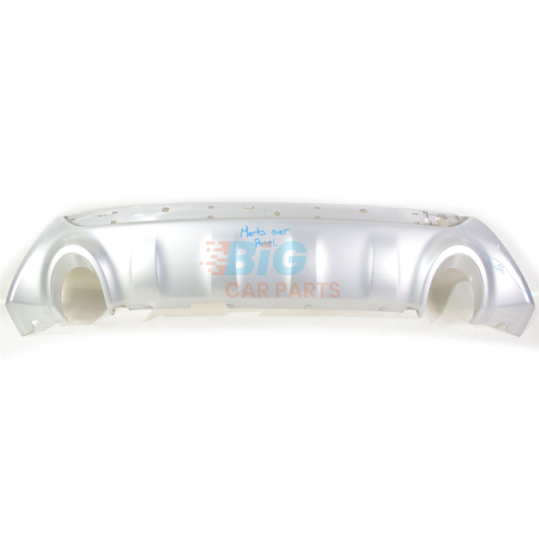 FORD KUGA 2013-2017 Argento Titanio SPORT PARAURTI POSTERIORE INFERIORE Copertura Diffusore CV4J