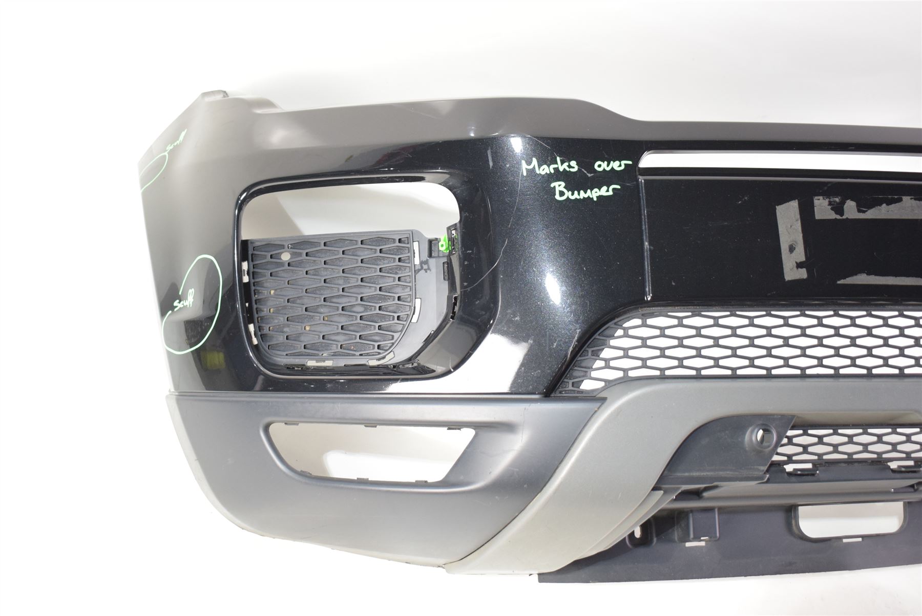 RANGE ROVER EVOQUE FRONT BUMPER 2015ON BLACK PURE PRESTIGE (PDC SPEC