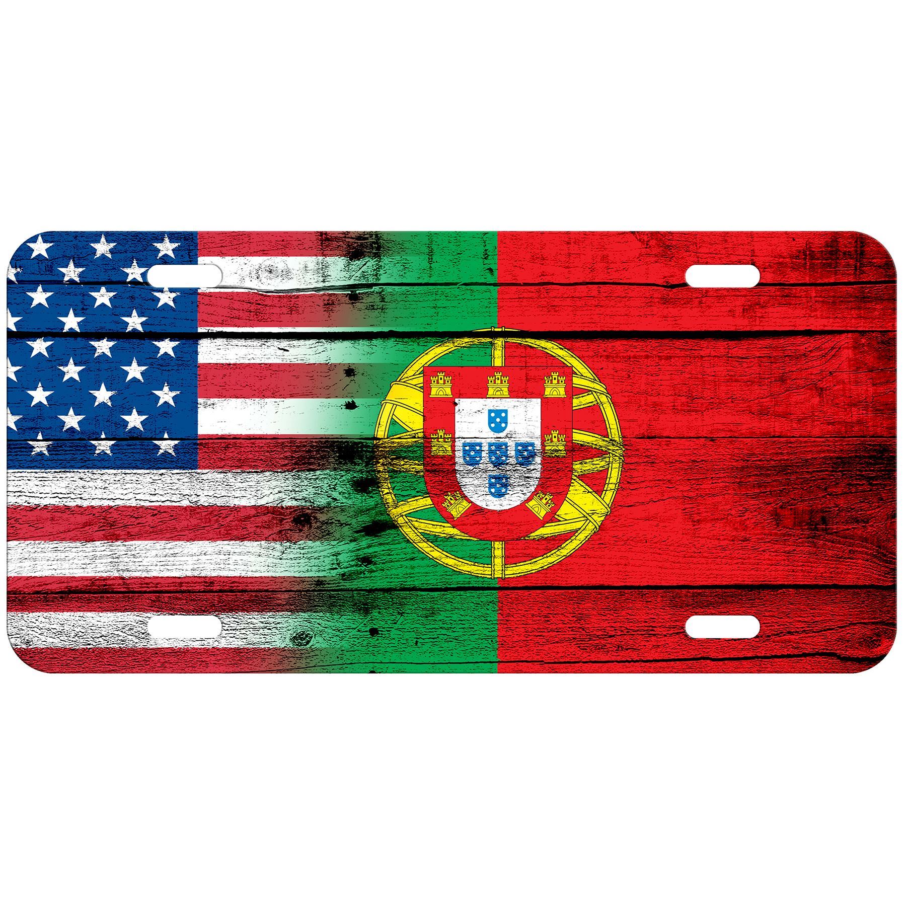 High Grade Aluminum License Plate - Flag of Portugal (Portuguese) - Many Options - Picture 10 of 10