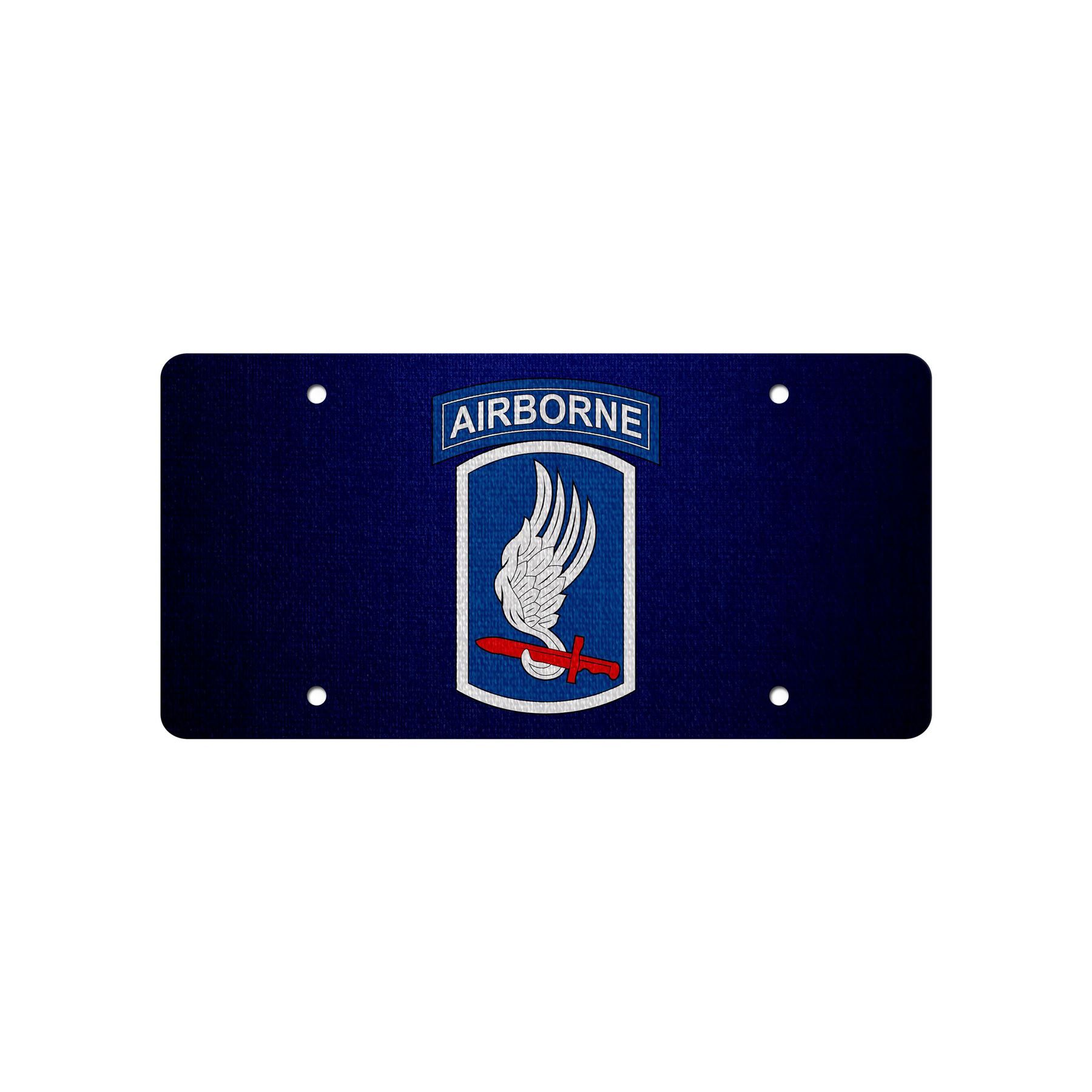 High Grade Aluminum License Plate - US Army Divisions - Many Options - Picture 12 of 13
