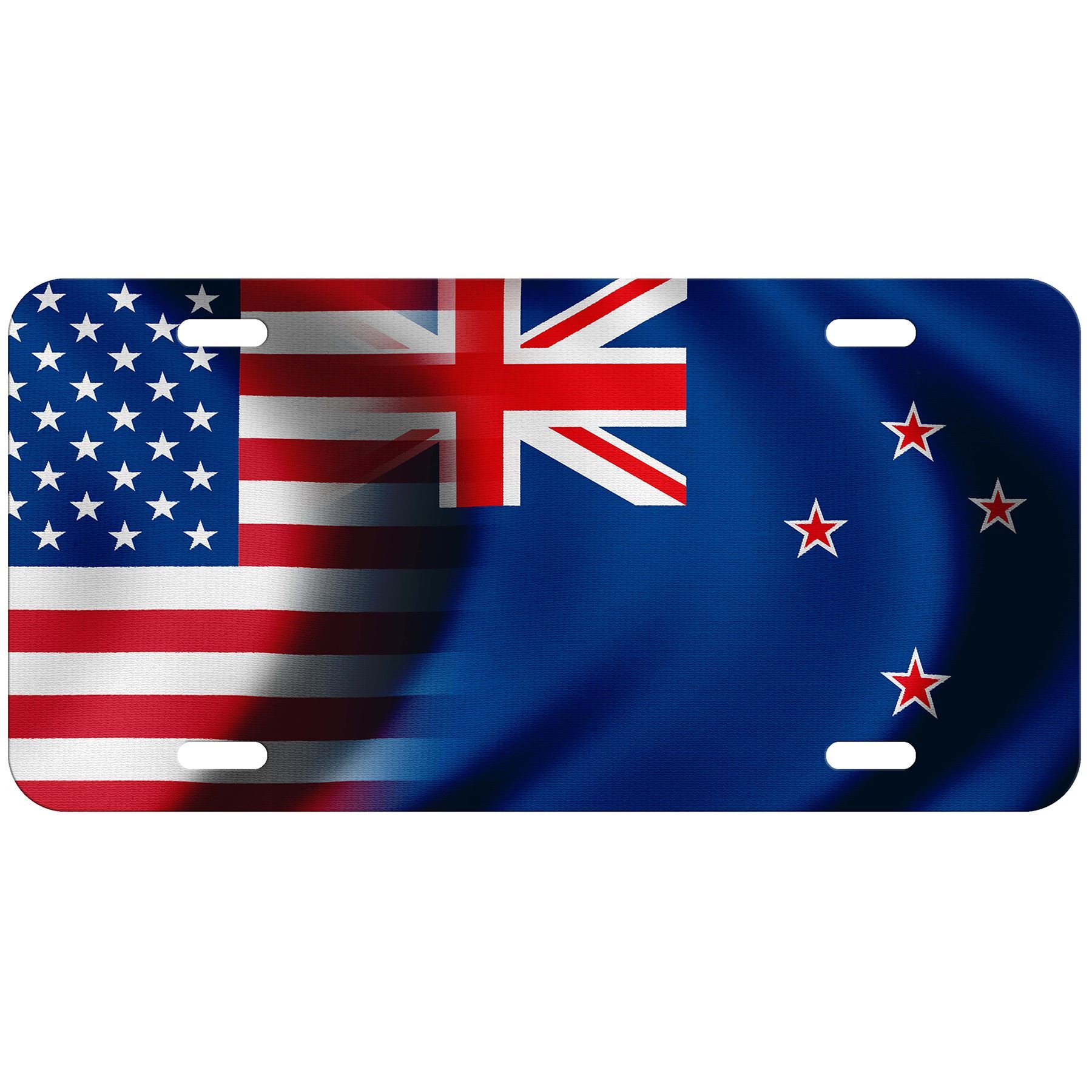 Aluminum License Plate - Flag of New Zealand (Zealander) - Many Options - Picture 8 of 10