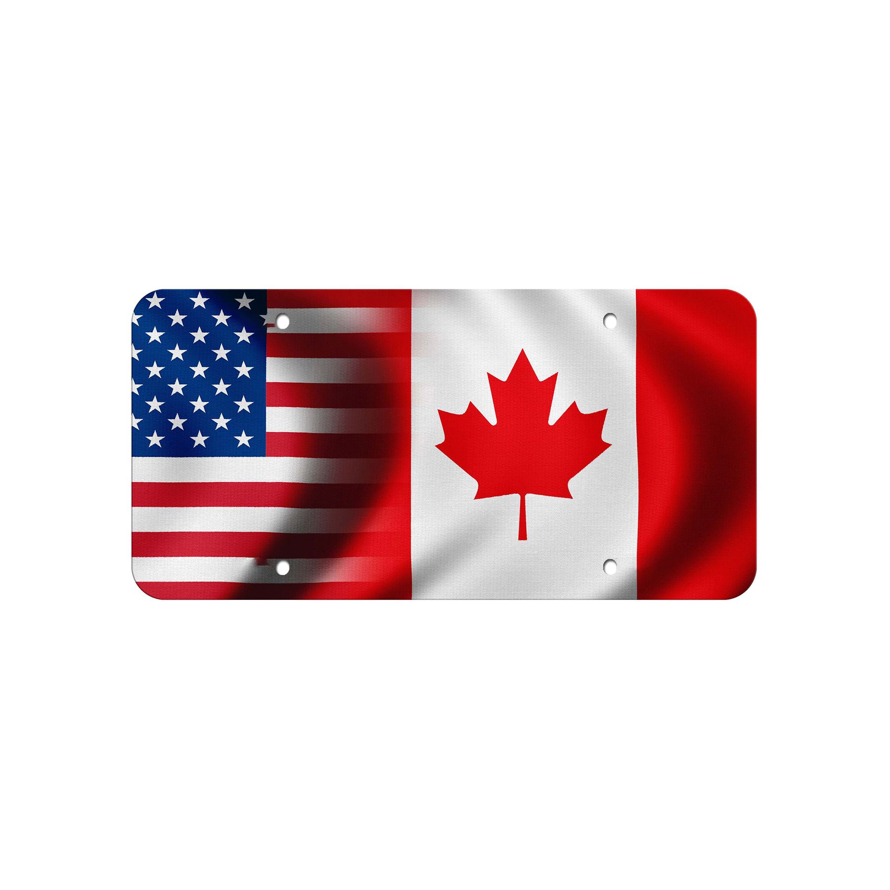 Hochwertiges Aluminium-Nummernschild - Flagge von Kanada (Kanadisch) - viele Optionen - Bild 8 von 10
