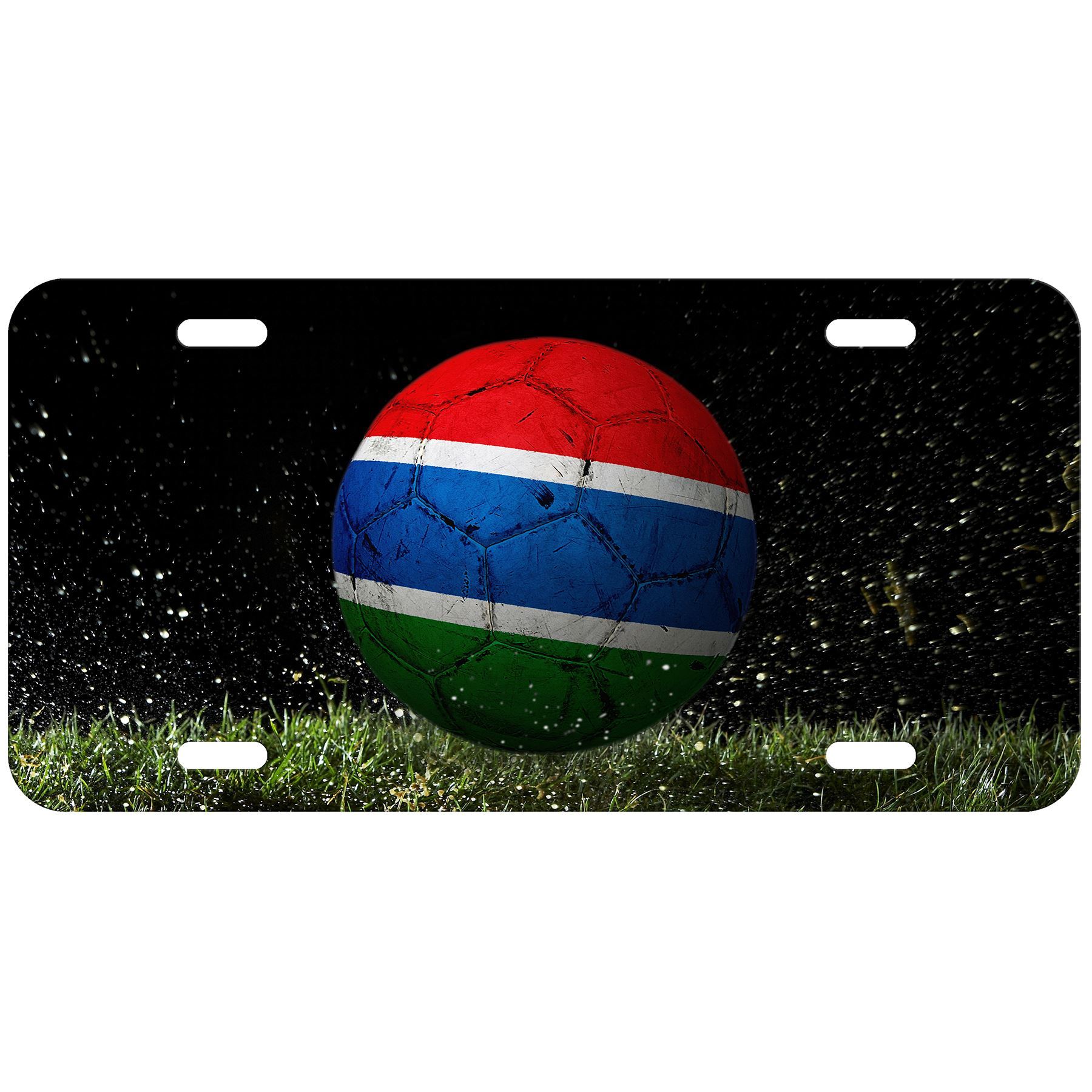 Hochwertiges Aluminium Nummernschild - Flagge von Gambia (Gambisch) - viele Optionen - Bild 6 von 10
