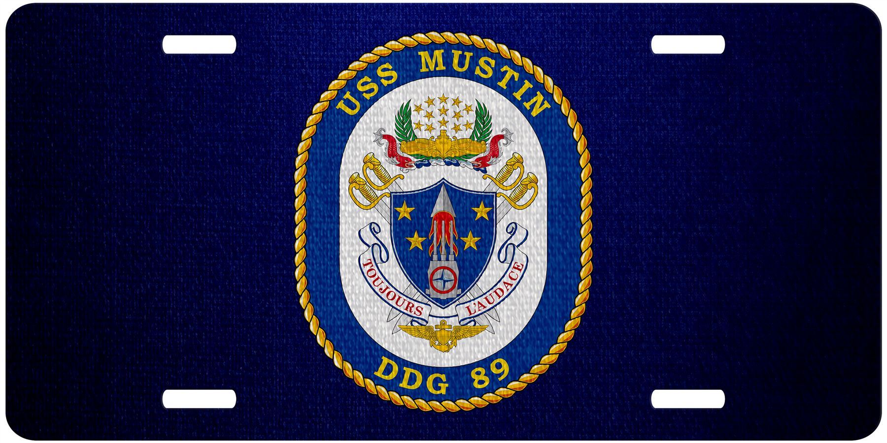 High Grade Aluminum License Plate - US Navy Divisions - Many Options - Picture 23 of 31