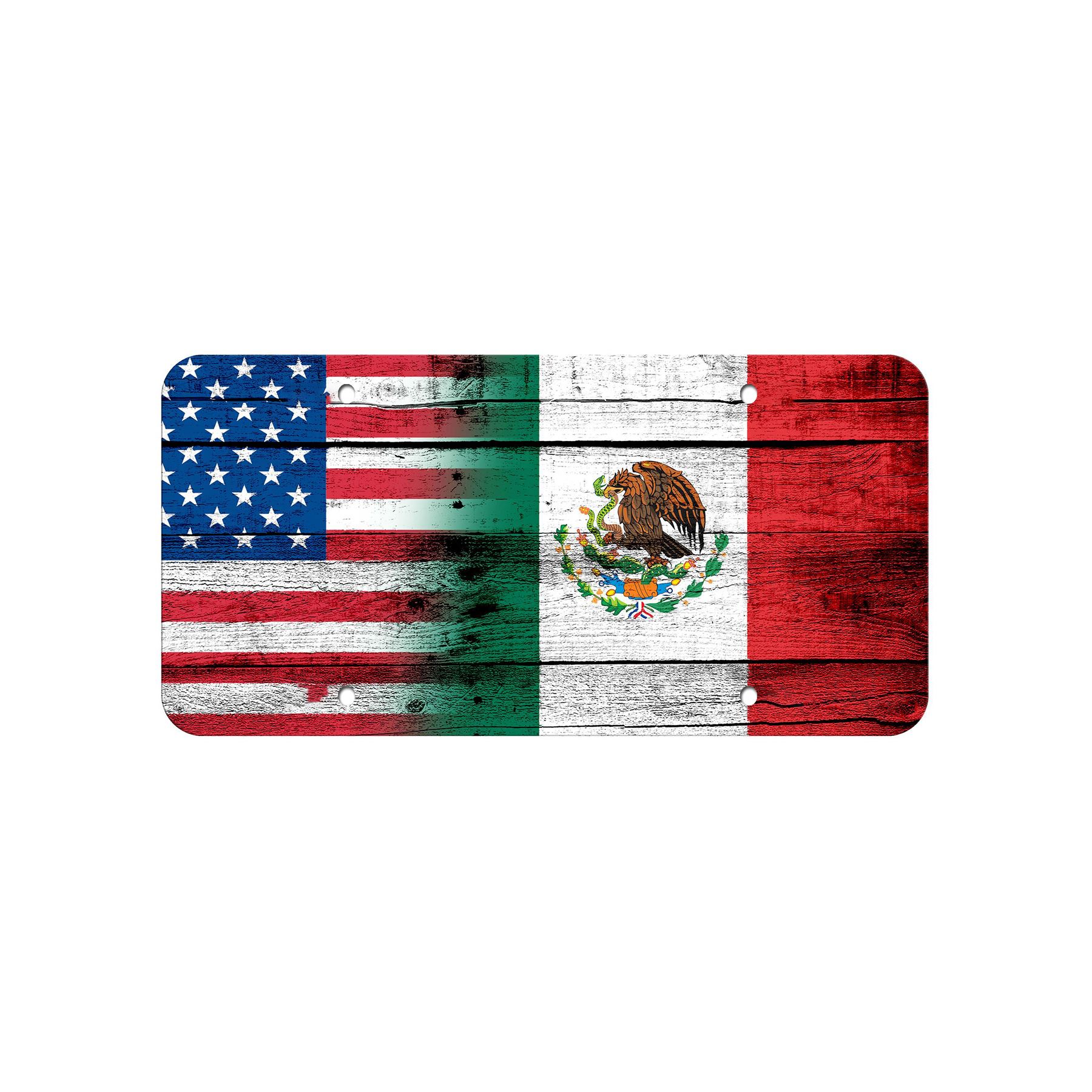 High Grade Aluminum License Plate - Flag of Mexico (Mexican) - Many Options - Picture 10 of 10